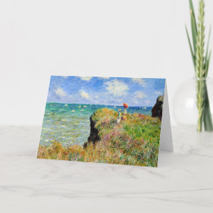 Claude Monet Clifftop Walk Card