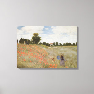 Claude Monet – Coquelicots – La promenade – 1873 Canvas Print