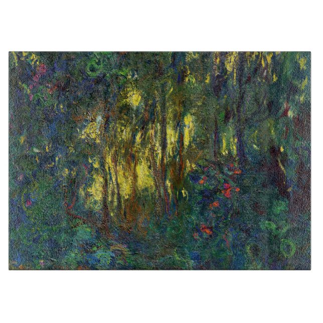 Claude Monet - Corner of a Pond with Waterlilies Cutting Board (Front)