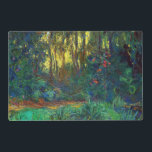 Claude Monet - Corner of a Pond with Waterlilies Laminated Place Mat<br><div class="desc">Coin du bassin aux nympheas / Corner of a Pond with Waterlilies - Claude Monet,  Oil on Canvas,  1918</div>