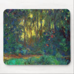 Claude Monet - Corner of a Pond with Waterlilies Mouse Pad<br><div class="desc">Coin du bassin aux nympheas / Corner of a Pond with Waterlilies - Claude Monet,  Oil on Canvas,  1918</div>