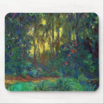 Claude Monet - Corner of a Pond with Waterlilies Mouse Pad<br><div class="desc">Coin du bassin aux nympheas / Corner of a Pond with Waterlilies - Claude Monet,  Oil on Canvas,  1918</div>