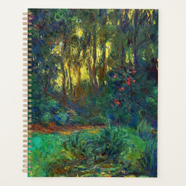 Claude Monet - Corner of a Pond with Waterlilies Planner (Front)