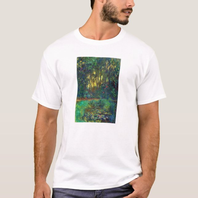 Claude Monet - Corner of a Pond with Waterlilies T-Shirt (Front)