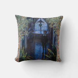 Claude Monet - Corner of the Apartment Throw Pillow