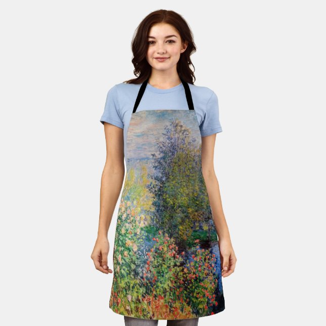 Claude Monet - Corner of the Garden at Montgeron Apron (Worn)