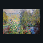 Claude Monet - Corner of the Garden at Montgeron Doormat<br><div class="desc">Corner of the Garden at Montgeron / Coin de jardin a Montgeron - Claude Monet,  Oil on Canvas,  1876</div>