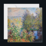 Claude Monet - Corner of the Garden at Montgeron Invitation<br><div class="desc">Corner of the Garden at Montgeron / Coin de jardin a Montgeron - Claude Monet,  Oil on Canvas,  1876</div>