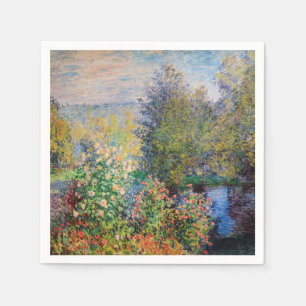 Claude Monet - Corner of the Garden at Montgeron Napkin