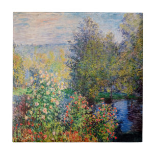 Claude Monet - Corner of the Garden at Montgeron Tile