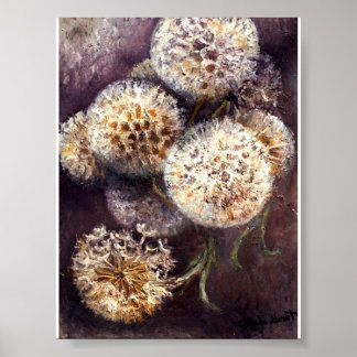 Claude Monet - Dandelions Reproduction Art Print