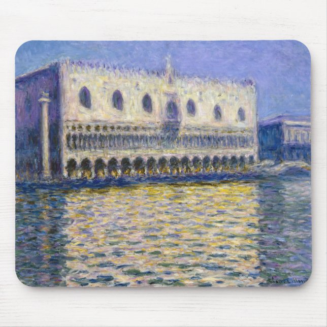 Claude Monet - Doges' Palace Mouse Pad (Front)