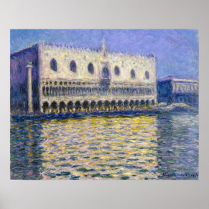 Claude Monet - Doges' Palace Poster