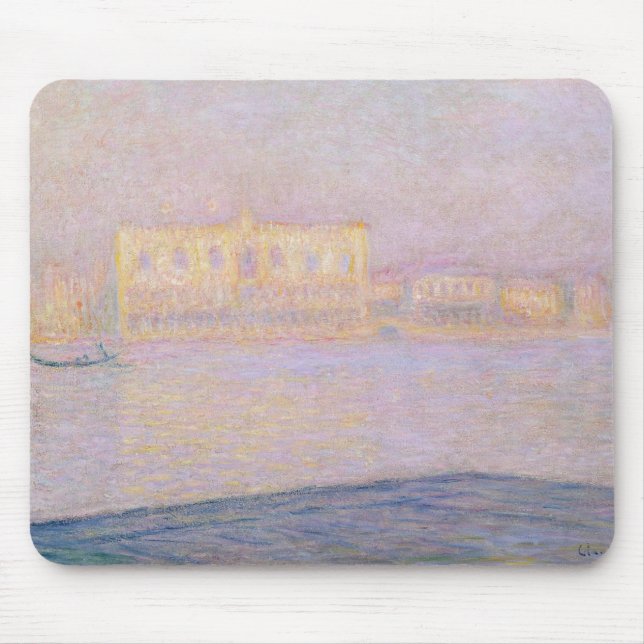 Claude Monet | Ducal Palace from San Giorgio, 1908 Mouse Pad (Front)