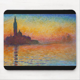 Claude Monet, Dusk in Venice Mouse Pad