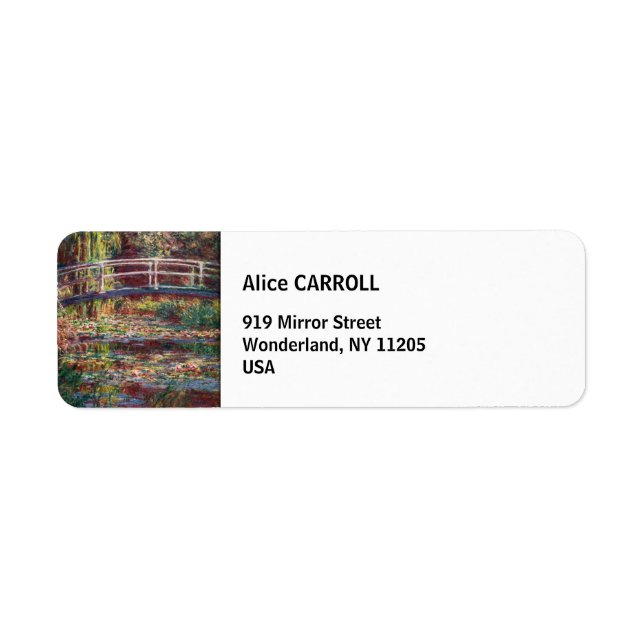 Claude Monet - Eau Lily étang, Harmonie rose (Devant)