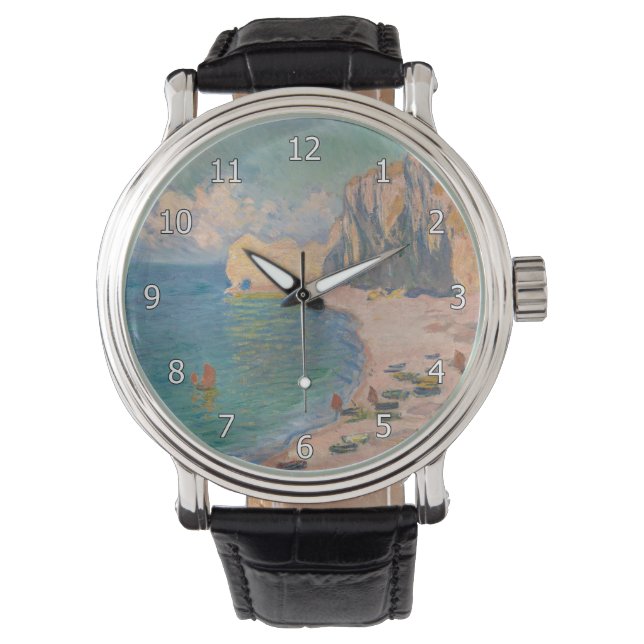 Claude Monet - Etretat: Beach and Falaise d'Amont Watch (Front)