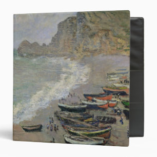 Claude Monet   Etretat, beach and Porte d'Amont Binder