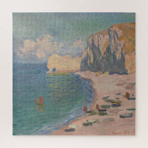 Claude Monet Etretat Beach & Cliffs Jigsaw Puzzle