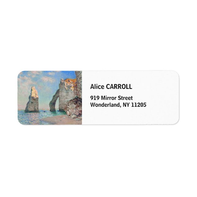 Claude Monet - Falaises à Etretat (Devant)