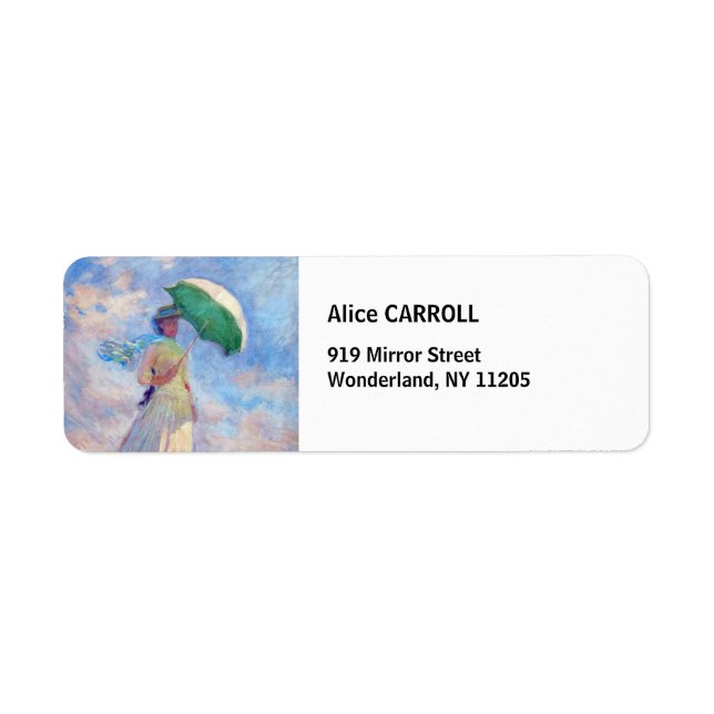 Claude Monet - Femme avec un parasol face à droite (Devant)