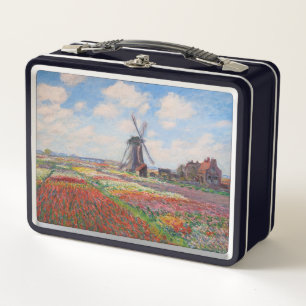 Claude Monet - Field of Tulips in Holland Metal Lunch Box