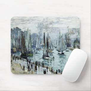 Claude Monet Fishing Boats Leaving the Harbour  Mouse Pad