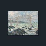 Claude Monet - Fishing Nets at Pourville Canvas Print<br><div class="desc">Fishing Nets at Pourville by Claude Monet, 1882. Claude Monet was a founder of French Impressionist painting, and the most consistent and prolific practitioner of the movement's philosophy of expressing one's perceptions before nature, especially as applied to plein-air landscape painting. The term "Impressionism" is derived from the title of his...</div>