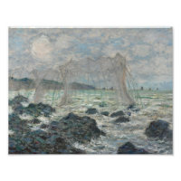 Claude Monet - Fishing Nets at Pourville