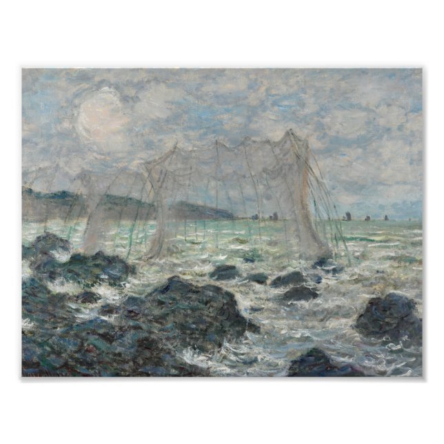Claude Monet - Fishing Nets at Pourville Photo Print (Front)
