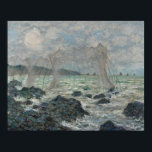 Claude Monet - Fishing Nets at Pourville Poster<br><div class="desc">Fishing Nets at Pourville by Claude Monet, 1882. Claude Monet was a founder of French Impressionist painting, and the most consistent and prolific practitioner of the movement's philosophy of expressing one's perceptions before nature, especially as applied to plein-air landscape painting. The term "Impressionism" is derived from the title of his...</div>