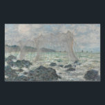 Claude Monet - Fishing Nets at Pourville Sticker<br><div class="desc">Fishing Nets at Pourville by Claude Monet, 1882. Claude Monet was a founder of French Impressionist painting, and the most consistent and prolific practitioner of the movement's philosophy of expressing one's perceptions before nature, especially as applied to plein-air landscape painting. The term "Impressionism" is derived from the title of his...</div>