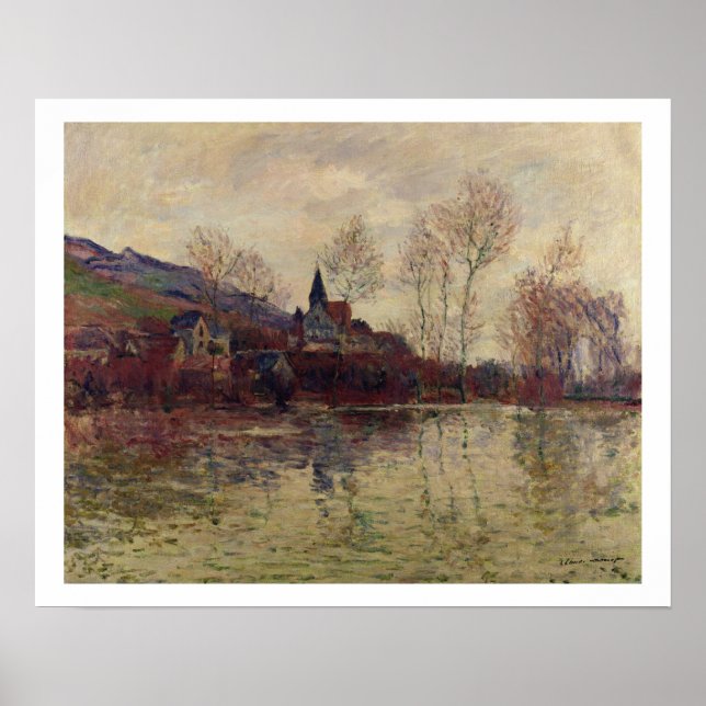 Claude Monet | Floods at Giverny Poster (Front)