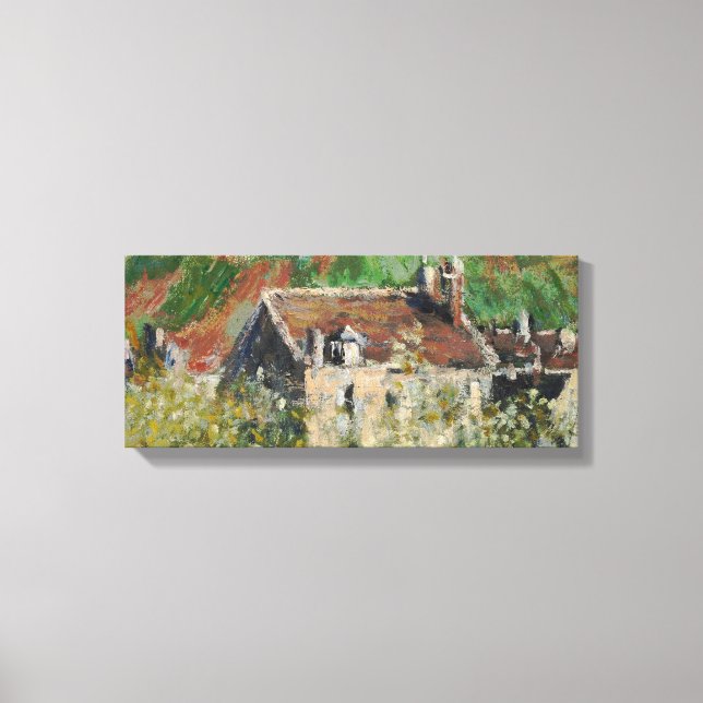 Claude Monet - Flowering Plum Trees Canvas Print (Front)