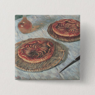 Claude Monet Fruit Tarts, 1882 2 Inch Square Button
