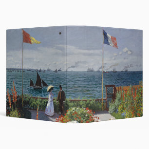 Claude Monet Garden at Sainte-Adresse Art Print Binder