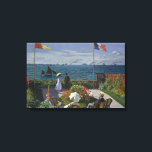 Claude Monet - Garden at Sainte-Adresse Canvas Print<br><div class="desc">Garden at Sainte-Adresse by Claude Monet,  1867. Oil on canvas.</div>