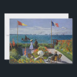 Claude Monet - Garden at Sainte-Adresse Invitation<br><div class="desc">Garden at Sainte-Adresse / Terrace at Sainte-Adresse - Claude Monet,  Oil on Canvas,  1867</div>