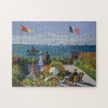 Claude Monet - Garden at Sainte-Adresse Jigsaw Puzzle<br><div class="desc">Garden at Sainte-Adresse / Terrace at Sainte-Adresse - Claude Monet,  Oil on Canvas,  1867</div>
