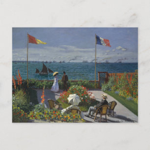 Claude Monet - Garden at Sainte-Adresse Postcard