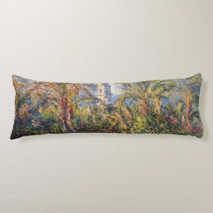 Claude Monet   Garden in Bordighera Body Pillow