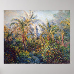 Claude Monet   Garden in Bordighera Poster