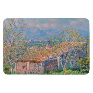 Claude Monet - Gardener's House at Antibes Magnet