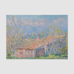 Claude Monet - Gardener's House at Antibes Tissue Paper