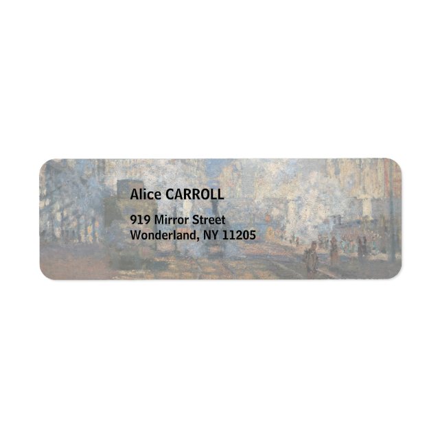 Claude Monet - Gare Saint-Lazare Vue extérieure (Devant)