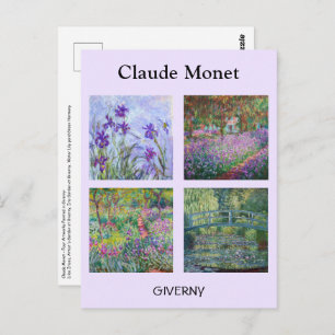Claude Monet - Giverny Masterpieces Selection Postcard