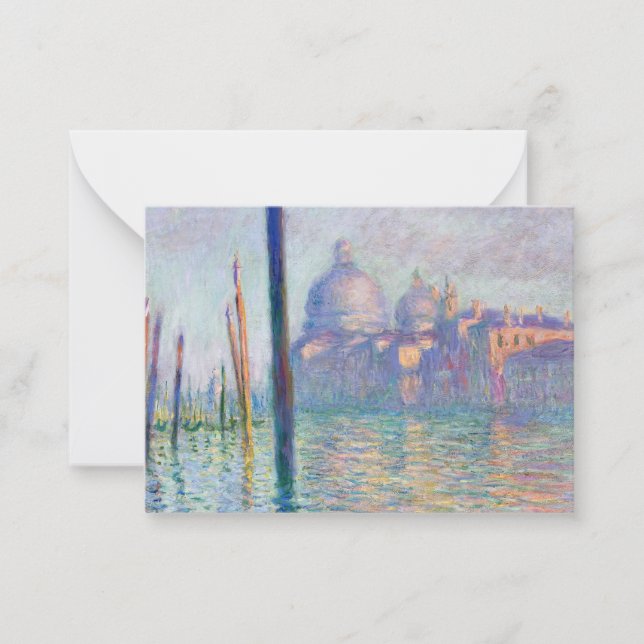 Claude Monet - Grand Canal, Venice Card (Front)