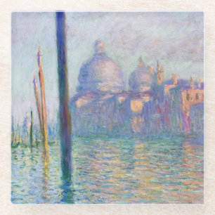 Claude Monet - Grand Canal, Venice Glass Coaster