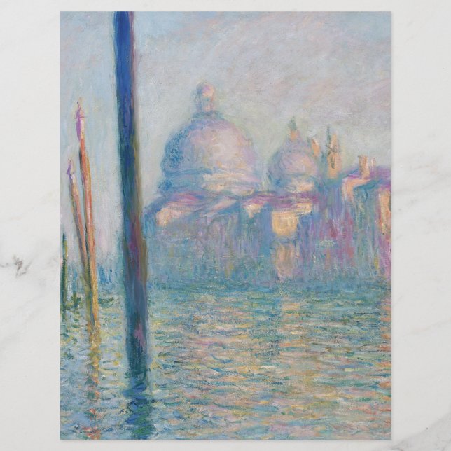 Claude Monet Grand Canal Venice Italy Travel (Front)