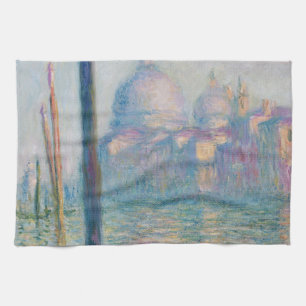 Claude Monet Grand Canal Venice Italy Travel Kitchen Towel